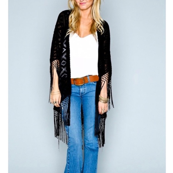 Show Me Your MuMu Tops - Show Me Your Mumu Metzler Fringe Kimono